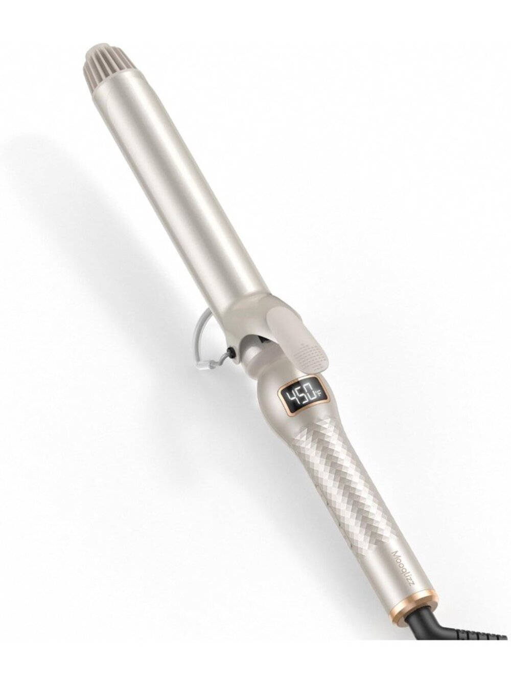 1.25 Inch Ceramic Curling Iron - Loose Curls, Dual Voltage, Perfect for Medium